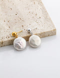 Baroque Pearl Chunky Irregular Drop Earrings