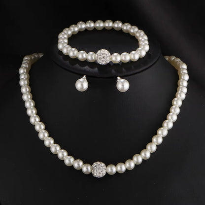 Bridal Jewelry Set with Pearl | Wedding Jewelry