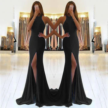 Long ladies evening dress - front view | Vireza Boutique