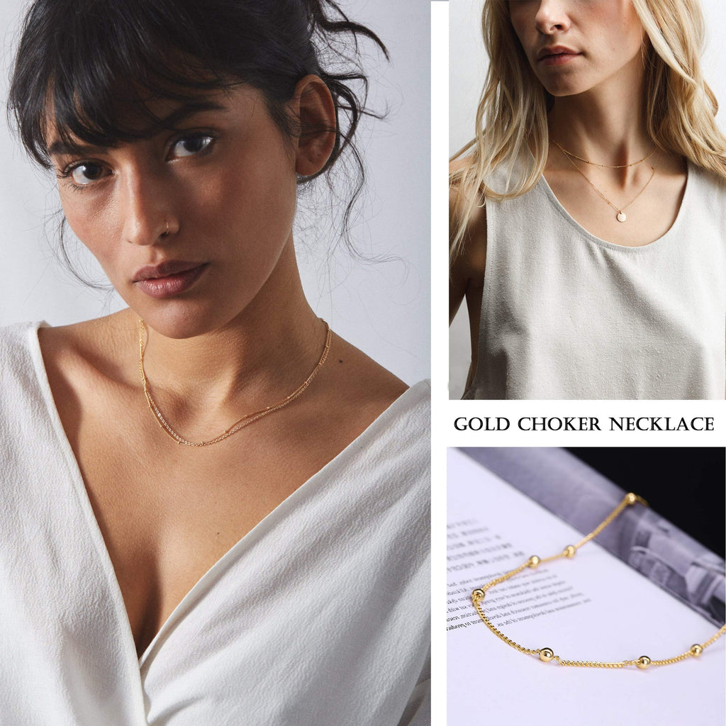 Cadenas De Oro 18K Joyas De Moda Regalos De Moda