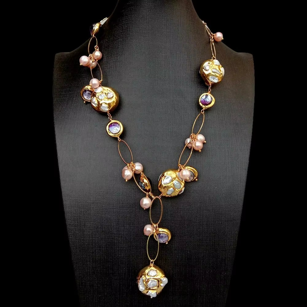 Freshwater Pearl Y Necklace | Elegant Jewelry