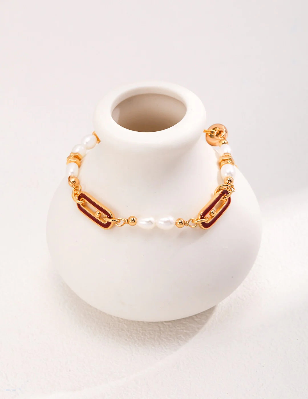 French Bracelet with Pearl and Enamel | Jewelry