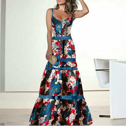 Amélie Floral Strappy Party Dress