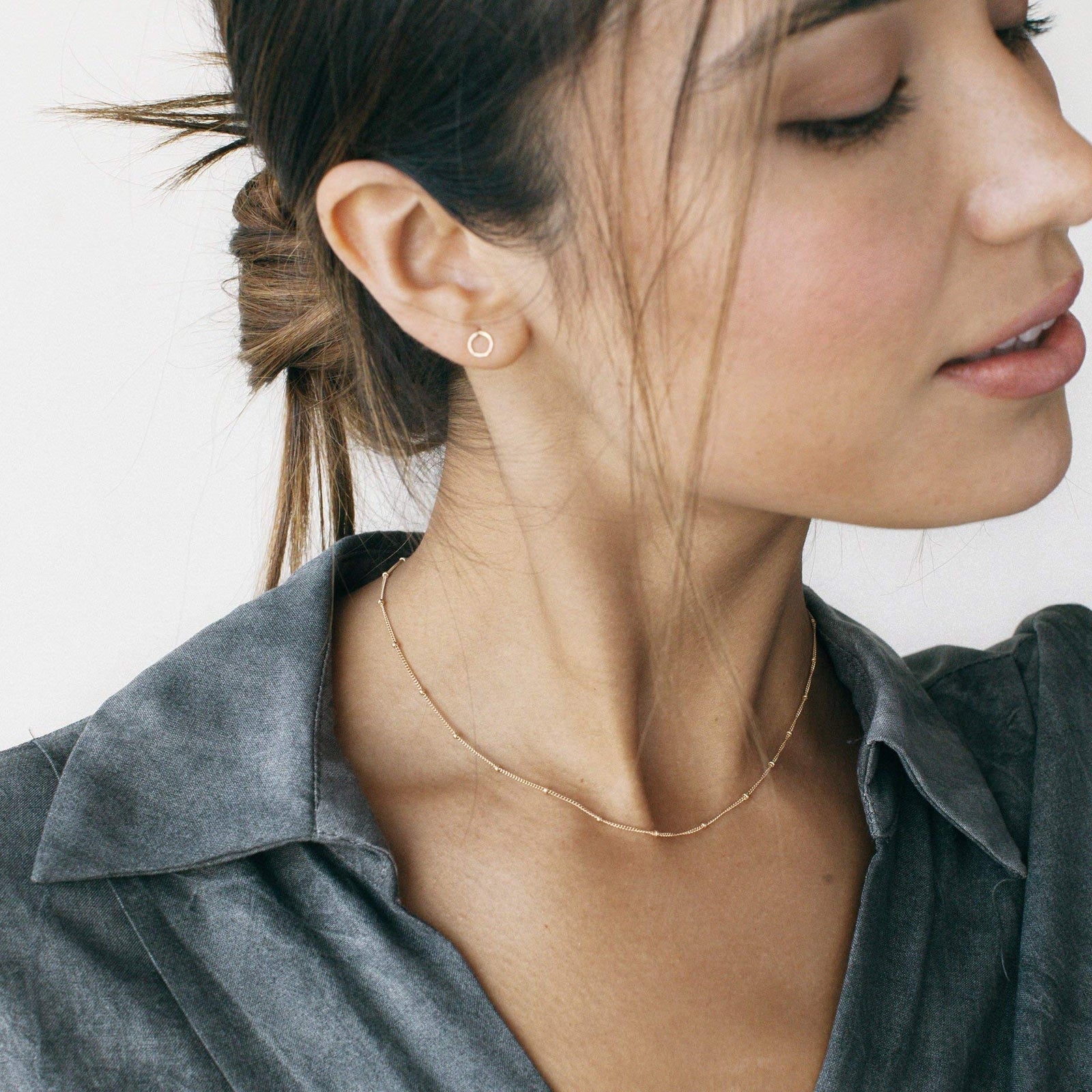 Cadenas De Oro 18K Joyas De Moda Regalos De Moda