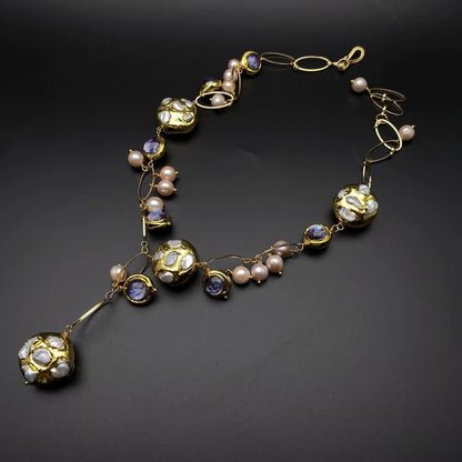Freshwater Pearl Y Necklace | Elegant Jewelry